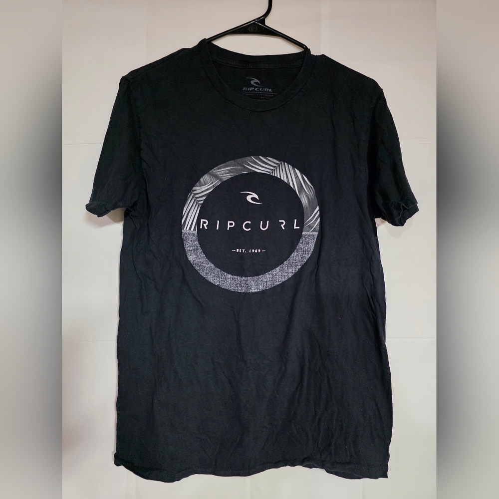 Rip Curl Black Graphic T-Shirt for Men